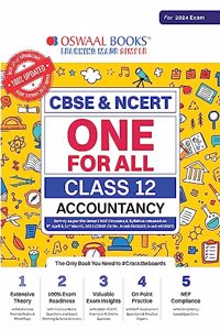 Oswaal One for All Class 12 Accountancy for CBSE Board Exam 2024