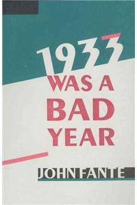 1933 Was a Bad Year