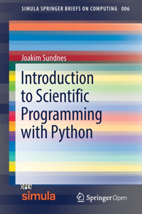 Introduction to Scientific Programming with Python