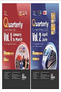 Half-Yearly Current Affairs - January to June 2023 for Competitive Exams (set of 2 Quarterlies) with Video eCourse 7th 4 Color Edition | UPSC & State PSC Civil Services, SSC, NDA, CDS, Bank