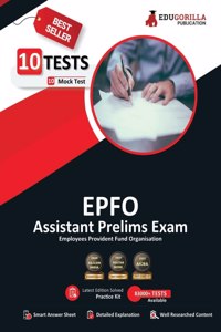 UPSC EPFO Assistant Prelims Exam Preparation Book 2023 (English Edition) - 10 Full Length Mock Tests (1000 Solved Questions) with Free Access to Online Tests