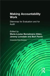 Making Accountability Work: Dilemmas for Evaluation and for Audit