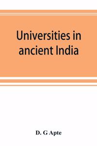 Universities in ancient India