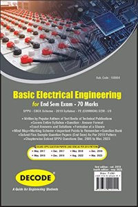 DECODE Basic Electrical Engineering(END-SEM EXAM)for SPPU 15 Course (FE - I - Common - 103004)