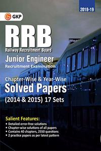 RRB Junior Engineer 2018-19 : Chapter-wise & Year-wise Solved Papers 2014 & 15 (17 Sets)