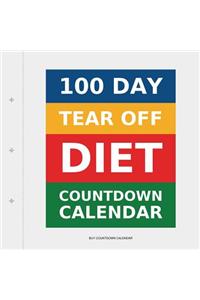 100 Day Tear-Off Diet Countdown Calendar