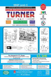 Asian Turner Trade Theory and Assignment/Test Solved (Sector - Capital Goods & Manufacturing) For 1st & 2nd Year. As per Latest NSQF Level - 5 for Annual A.I.T.T. Examination
