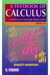 A Textbook Of Calculus Part-iii ( West Bengal)