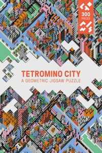 Tetromino City 300 Piece Gemoetric Jigsaw Puzzle