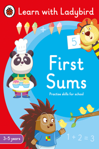 First Sums: A Learn with Ladybird Activity Book 3-5 years