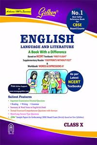 Golden English Language and Literature: (With Sample Papers) A book with a Difference for Class - 10 (For CBSE 2022 Board Exams)