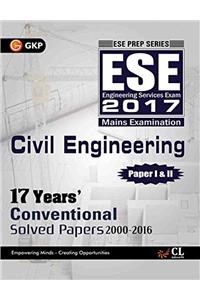 ESE 2017 Paper I & II Civil Engineering - Conventional Solved Papers