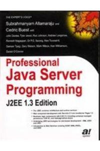 Professional Java Server Programming: J2Ee 1.3 Edition