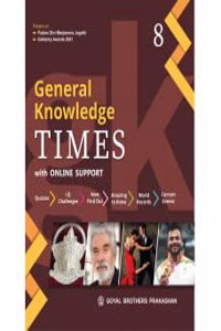 General Knowledge Times with Online Support Book 8 - 2022 Edition [Paperback] Sr. Vijaya [Paperback] Sr. Vijaya