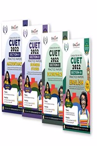 Educart NTA CUET Accountancy, Business Studies, Economics & English Practice Papers Set of 4 Books for July 2022 Exam (Strictly based on the Latest Official CUET-UG Mock Test 2022)