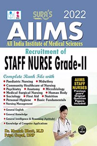 SURA`S AIIMS Staff Nurse Exam Study Material Books - LATEST EDITION 2022