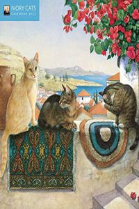 Ivory Cats Mini Wall Calendar 2022 (Art Calendar)