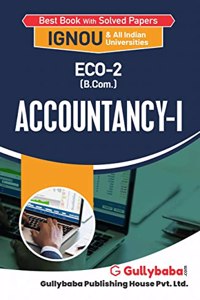 ECO2 Accountancy-I(Ignou help book for ECO-2 in English medium)