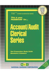 Account/Audit Clerical Series: Volume 4558