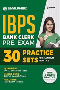 30 Practice Sets IBPS Bank Clerk Pre Exam 2019