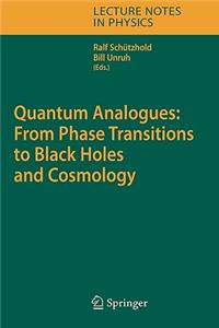 Quantum Analogues: From Phase Transitions to Black Holes and Cosmology