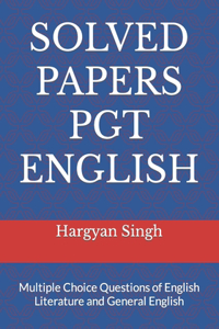 Solved Papers Pgt English