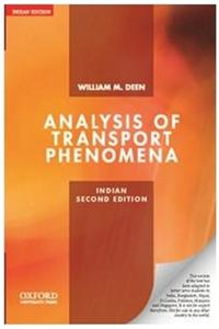 Analysis Of Transport Phenomena