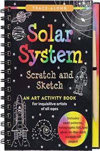 Scratch & Sketch(tm) Solar System (Trace Along)