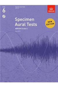 Specimen Aural Tests, Grade 6 with CD