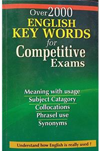 Over 2000 English Key Words for Competitive Exams