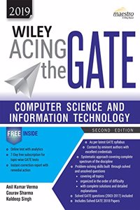 Wiley Acing the GATE: Computer Science and Information Technology (Reprint 2019)