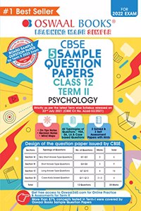 Oswaal CBSE Term 2 Psychology Class 12 Sample Question Papers Book (For Term-2 2022 Exam)