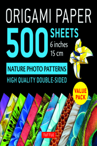 Origami Paper 500 sheets Nature Photo Patterns 6