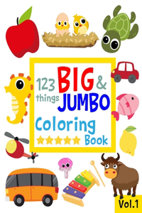 123 things BIG & JUMBO Coloring Book