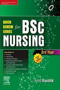 Quick Review Series BSc Nursing 3rd year. 1e