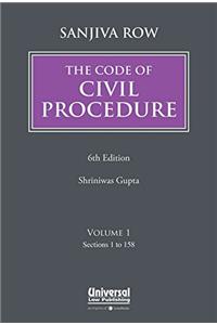 Sanjiva Row's the Code of Civil Procedure (Set of 3 Volumes)