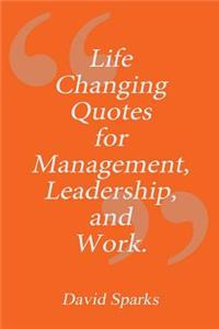 Life Changing Quotes for Management, Leadership and Work