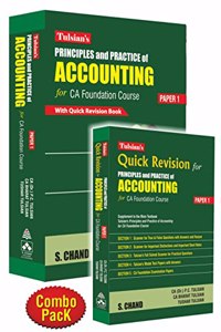 Tulsianâ€™s Principles and Practice of Accounting for CA Foundation Course: With Quick Revision Book (Paper-1)