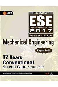 UPSC ESE 2017 Mechanical Engineeing - Conventional Solved Papers