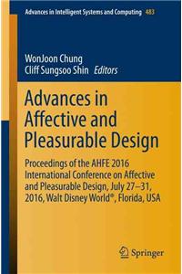 Advances in Affective and Pleasurable Design