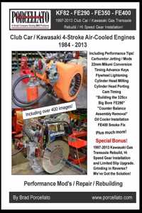 Club Car / Kawasaki 4-Stroke Air-Cooled Engines 1984 - 2013