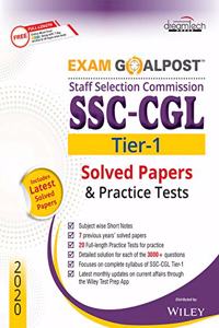 SSC - CGL, Tier - 1, Exam Goalpost, Solved Papers & Practice Tests, 2020