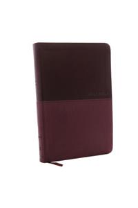 NKJV, Value Thinline Bible, Large Print, Imitation Leather, Burgundy, Red Letter Edition