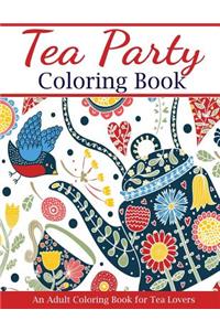 Tea Party Coloring Book