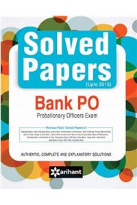 Solved Papers (Upto 2015) Bank PO Exam