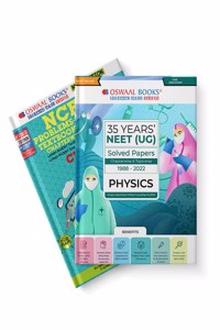 Oswaal 34 Year's NEET (UG) Solved Question Papers + NCERT Textbook Exemplar Physics (Set of 2 Books) (For 2022 Exam)