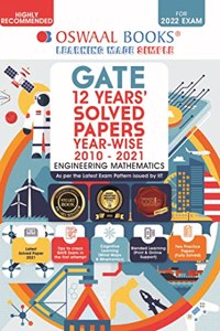GATE 12 Year-wise Solved Paper (2010 to 2021) Engineering Mathematics