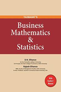 Taxmann's Business Mathematics & Statistics - With Teachers Manual (January 2020 Edition)