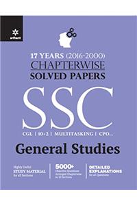 Chapterwise Solved Papers - SSC Staff Selection Commission General Studies 2017