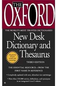 Oxford New Desk Dictionary and Thesaurus